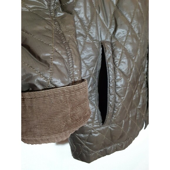 Tommy Bahama Island Crafted Polyimide Quilted Brown Coat Jacket Mens Medium - Picture 3 of 8